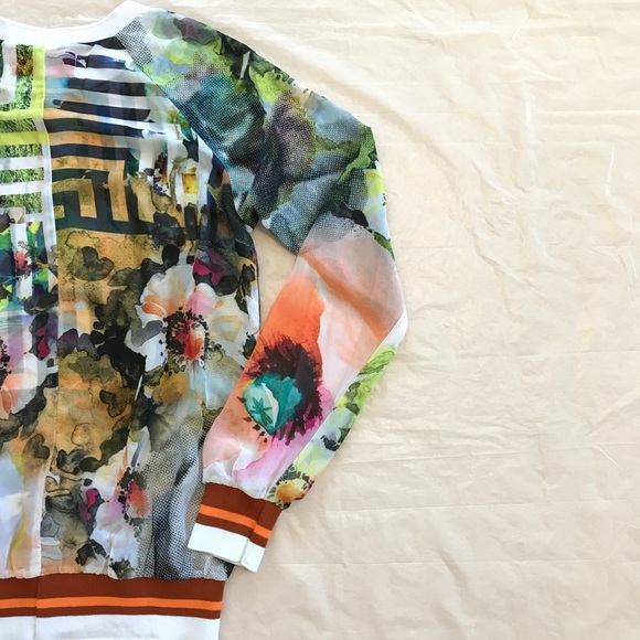 CLOVER CANYON Floral Maze Chiffon Top - Picture 12 of 14